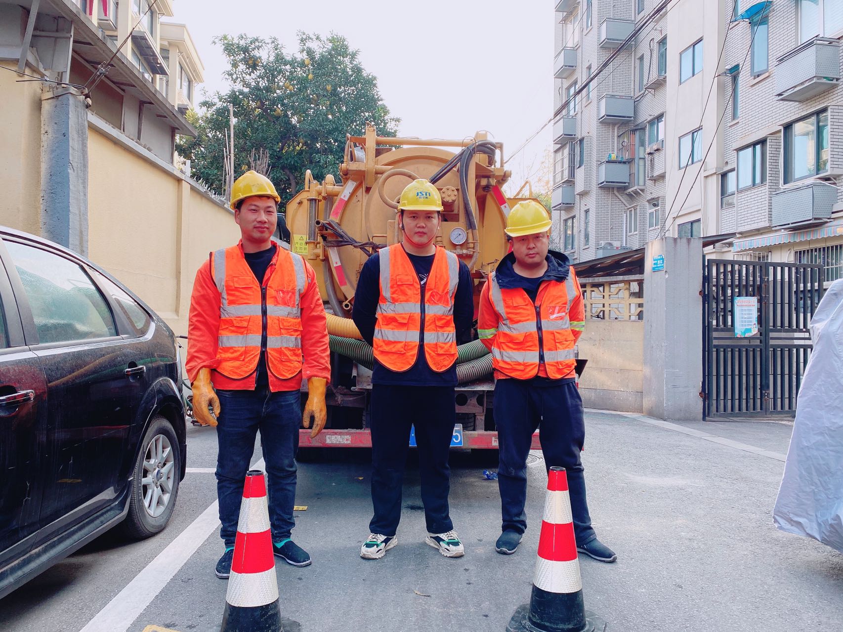 中央门南京某小区管道清淤检测施工